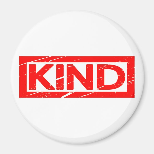 Kind Frimärke Magnet (Framsidan)