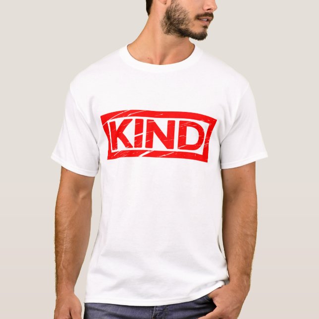 Kind Frimärke T Shirt (Framsida)