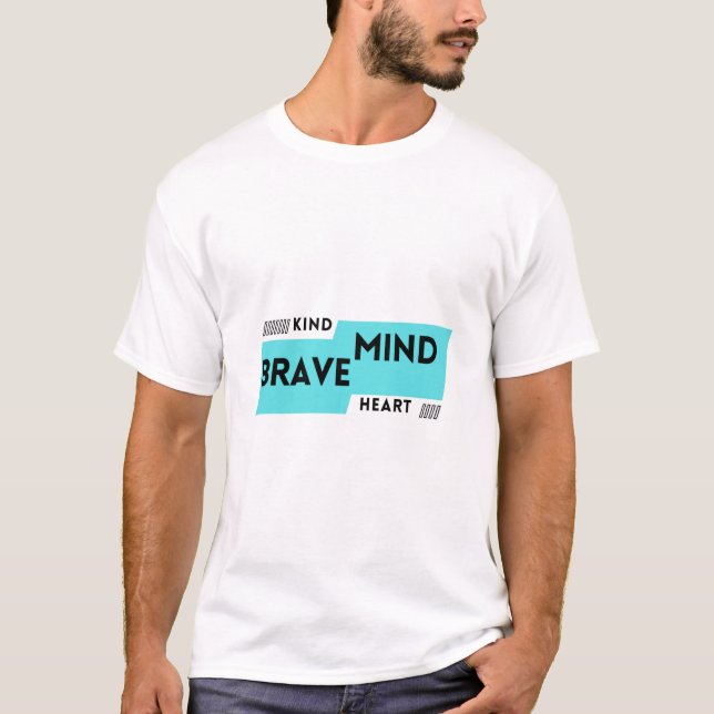 Kind Mind Brave Heart Tee (Framsida)