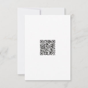 Kind Monochrome Graffiti Heart Qr Code Tack Kort