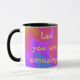 Kind Ord Coola Arty Vibe Colorful Mugg