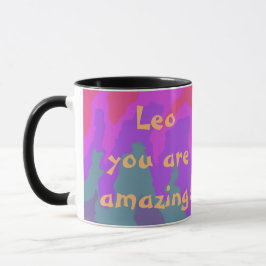 Kind Ord Coola Arty Vibe Colorful Mugg
