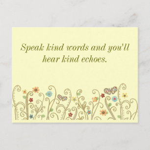 Kind Ord Kind Echoes Vykort
