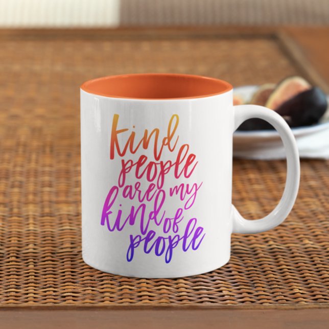 Kind People är min typ av folk Kindness citat Mugg (Skapare uppladdad)