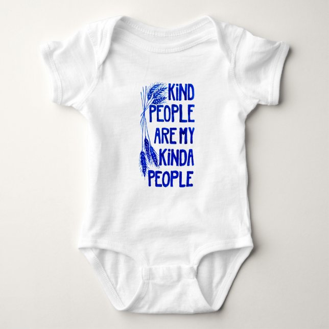 Kind People Baby Bodydress / Shirt T Shirt (Framsida)