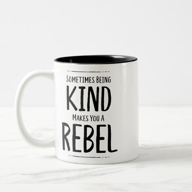 Kind Rebel Två-Tonad Mugg (Vänster)