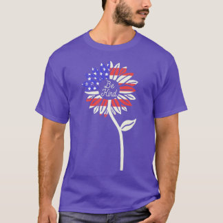 Kind Solros American Flagga Premium T Shirt