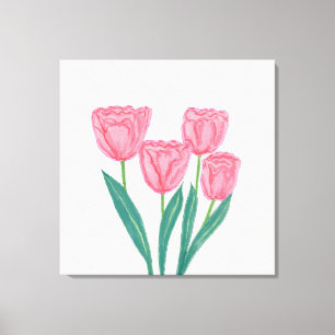 Kind Tulips Canvastryck