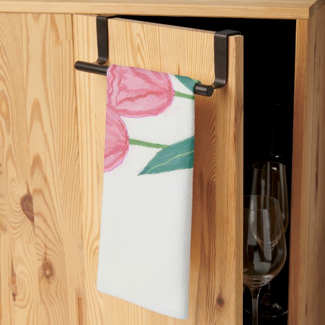 Kind Tulips Kökshandduk (Thirds Fold)