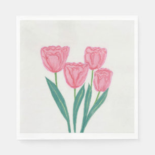Kind Tulips Pappersservett