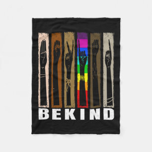 Kind Usa teckenspråk Handlingslärare Lgbtq Fleecefilt