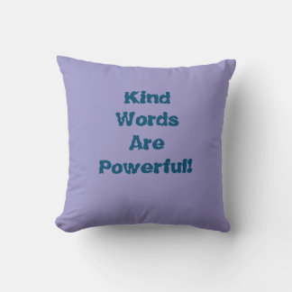 Kind Words (Purple) Kudde