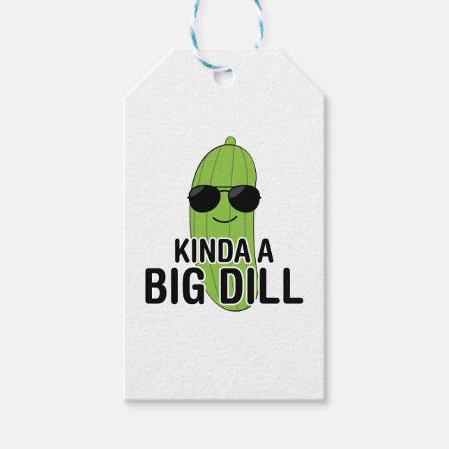 Kinda A Big Dill Presentetikett (Framsidan)