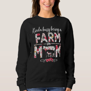 Kinda Busy är en gård Mamma Farm Mamma Mor Da T Shirt