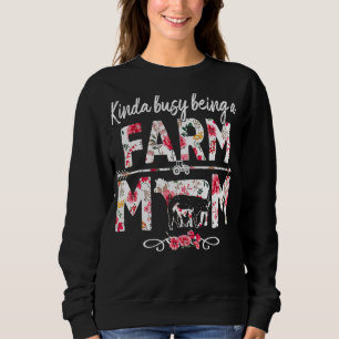 Kinda Busy är en gård Mamma Farm Mamma Mor T Shirt