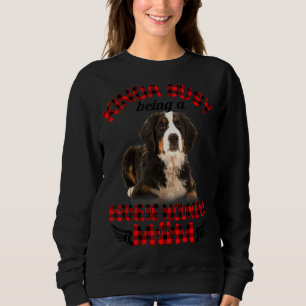 Kinda Busy är ett Bernese Mountain Mamma Hundägare T Shirt