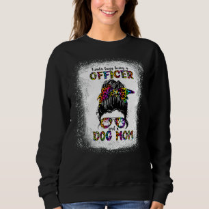 Kinda Busy som tjänsteman och Hund Mamma Mor T Shirt