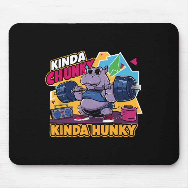 Kinda Chunky Kinda Hunky Funny Bodybuilding Gym We Musmatta (Framsidan)