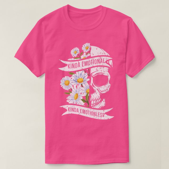 Kinda Emotional Kinda Emotionless Mental Health290 T Shirt (Design framsida)