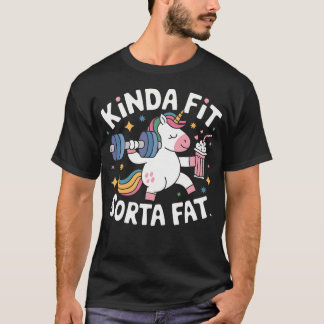 Kinda Fit Sorta Fat Funny Gym Body Cute Bear T Shirt
