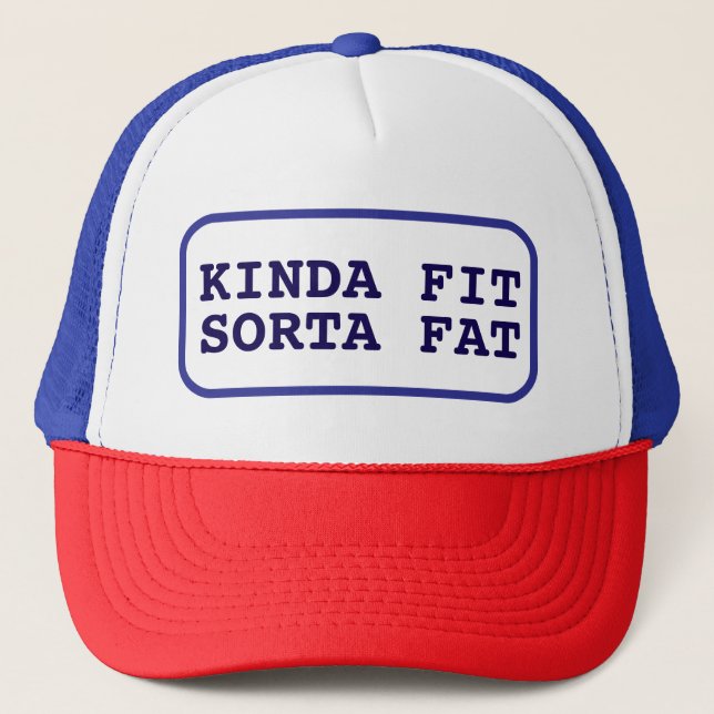 Kinda Fit Sorta Tjock, Funny Gym Keps (Framsida)