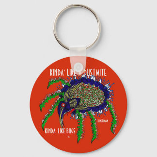 KINDA SOM EN DUSTMITE KEYCHAIN NYCKELRING