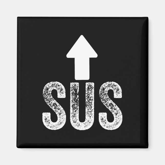 Kinda Sus Game Idk Bro Bruh Meme Funny Video Gamer Magnet (Framsidan)