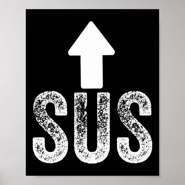 Kinda Sus Game Idk Bro Bruh Meme Funny Video Gamer Poster (Framsidan)