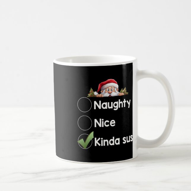 Kinda Sus-julmatchning Naughty1 Kaffemugg (Höger)