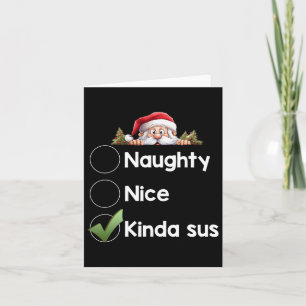 Kinda Sus-julmatchning Naughty1 Kort
