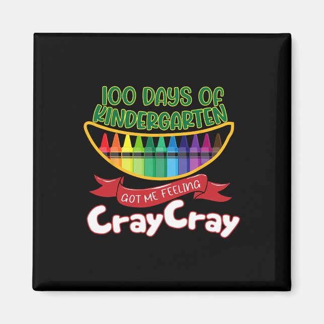 Kinder - 100 dagar Kindergarten Har me ke Lä Magnet (Framsidan)