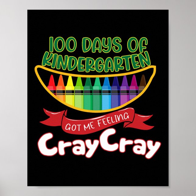Kinder - 100 dagar Kindergarten Har me ke Lä Poster (Framsidan)