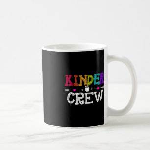 Kinder Crew Back to school Kindergarten Teacher St Kaffemugg