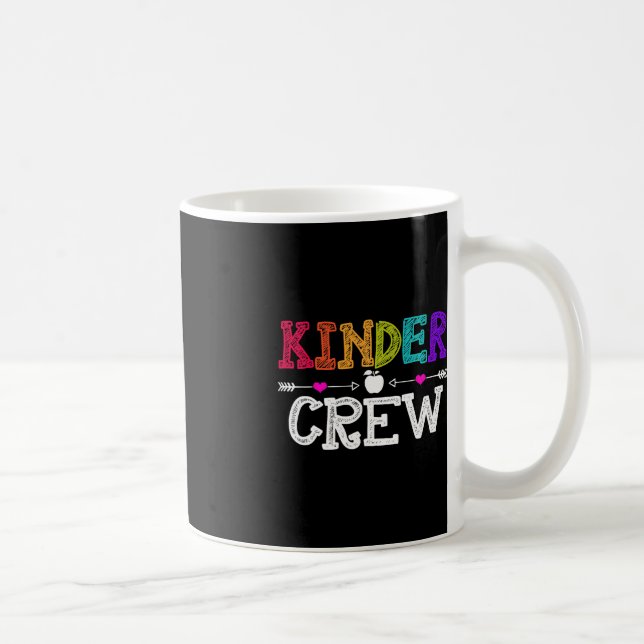 Kinder Crew Back to school Kindergarten Teacher St Kaffemugg (Höger)