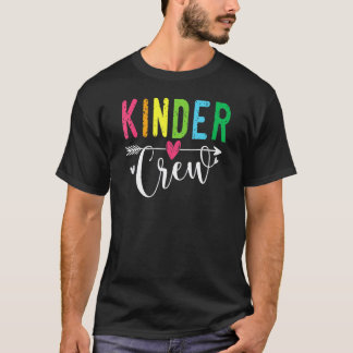 Kinder Crew Förskollärare Första Skoldagen T Shirt