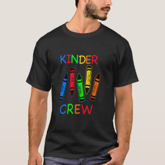 Kinder Crew Förskollärare T- 1:a skoldagen T Shirt
