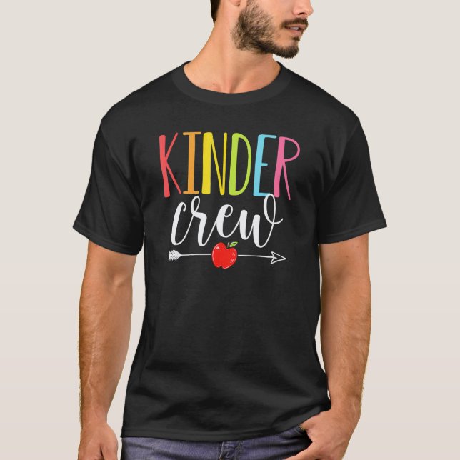Kinder Crew förskollärare T Shirt (Framsida)