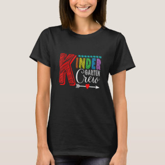 Kinder Crew Förskollärare Team Första Skoldagen T Shirt