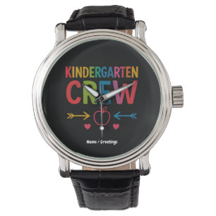 Kinder Crew Funny Kindergarten Roligt Back to scho Armbandsur
