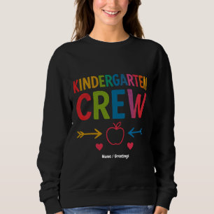 Kinder Crew Funny Kindergarten Roligt Back to scho T Shirt