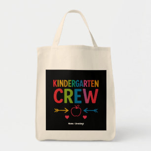 Kinder Crew Funny Kindergarten Roligt Back to scho Tygkasse