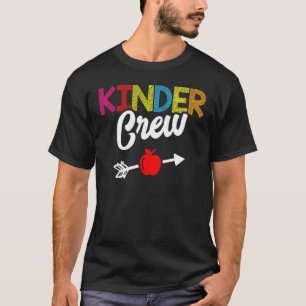 Kinder Crew Kindergarten Lacher Student Kids Tillb T Shirt