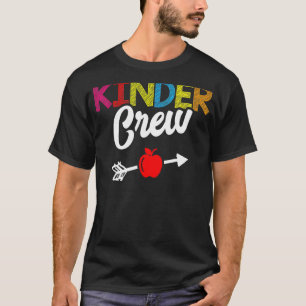 Kinder Crew Kindergarten Lacher Student Kids Tillb T Shirt