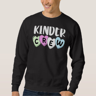Kinder Crew Kindergarten Lärare 1:a skoldagen Lång Ärmad Tröja