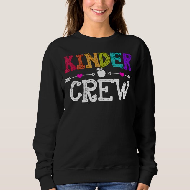 Kinder Crew Kindergarten Lärare 1:a skoldagen T Shirt (Framsida)
