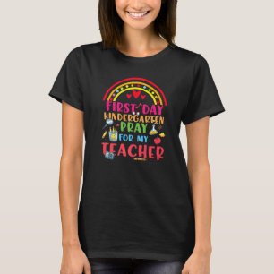 Kinder Crew Kindergarten Lärare 1:a skoldagen T Shirt