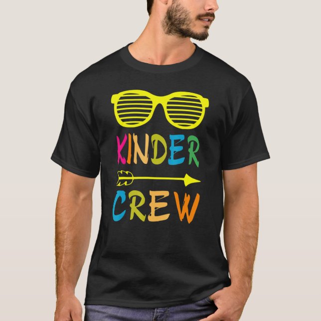 Kinder Crew Kindergarten Lärare 1:a skoldagen T Shirt (Framsida)