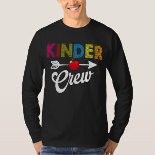 Kinder Crew Kindergarten Lärare 1:a skoldagen T Shirt
