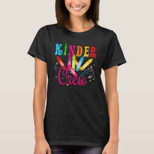 Kinder Crew Kindergarten Lärare 1:a skoldagen T Shirt