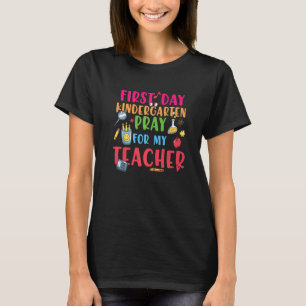 Kinder Crew Kindergarten Lärare 1:a skoldagen T Shirt